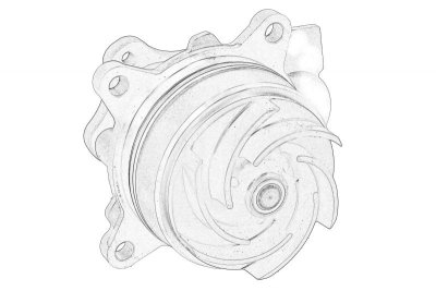 FORD Водна помпа 2541084