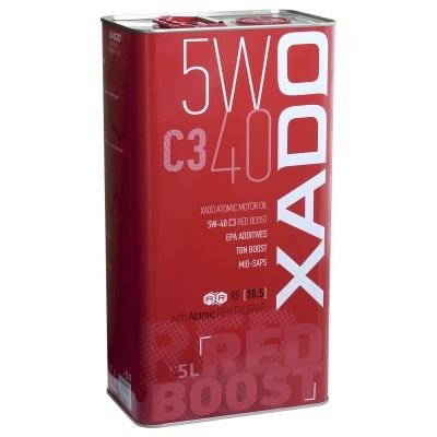 Масла XADO 5W40 C3 Red Boost 5L