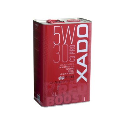 Масла XADO 5W30 C3 Pro Red Boost 4L