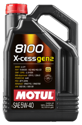  MOTUL 8100 X-CESS GEN2 5W40 5L