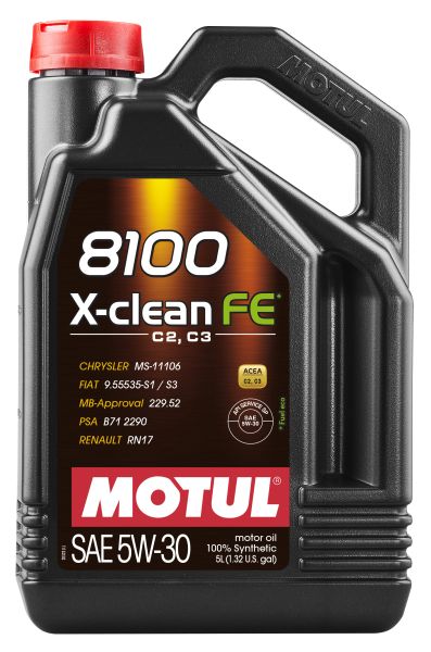 Моторно масло MOTUL 8100 X-CLEAN FE 5W30 5L