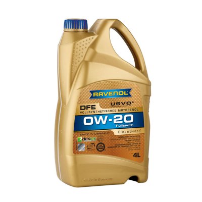 Моторно масло RAVENOL DFE 0W20 4L