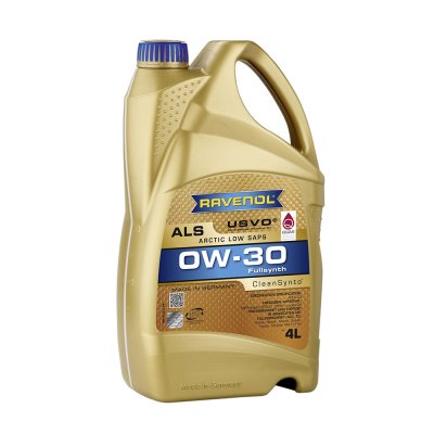 Моторно масло RAVENOL Arctic Low SAPS ALS 0W30 4L