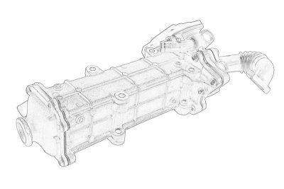 Радиатор EGR 504373658