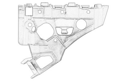 OPEL Държач броня 13368872