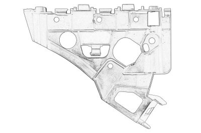 OPEL Държач броня 13368873
