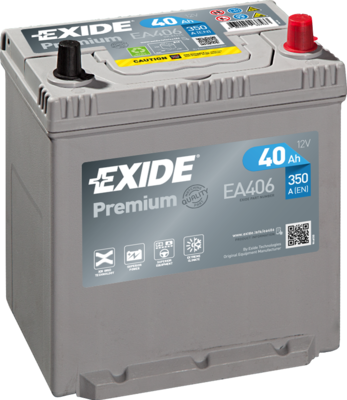 Стартов Акумулатор EXIDE 12 V 40Ah R+
