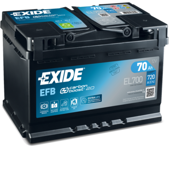 Стартов Акумулатор EXIDE 12 V 70Ah R+