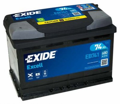 Стартов Акумулатор EXIDE 12 V 74Ah L+