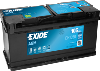 Стартов Акумулатор EXIDE 12 V 105Ah R+