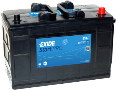 Стартов Акумулатор EXIDE 12 V 110Ah R+