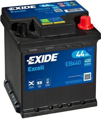 Стартов Акумулатор EXIDE 12 V 44Ah R+