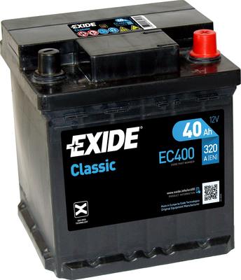 Стартов Акумулатор EXIDE 12 V 40Ah R+
