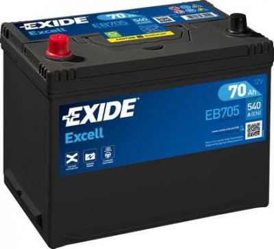 Стартов Акумулатор EXIDE 12 V 70Ah L+