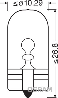 Крушка OSRAM W5W 5W 24V