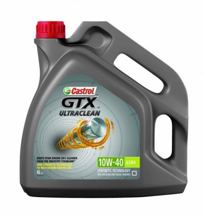 Моторно масло CASTROL GTX ULTRACLEAN 10W40 4L