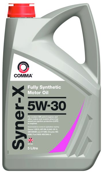 Моторно масло COMMA SYNER-X 5W30 5L