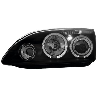 ТУНИНГ ФАРОВЕ И СТОПОВЕ ЗА FORD FOCUS Кристални фарове FORD FOCUS (05-08)- черни