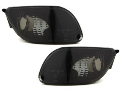 ТУНИНГ МИГАЧИ ЗА FORD Кристални мигачи за броня за Ford Focus (97-04) - опушени