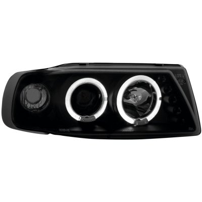 ТУНИНГ ФАРОВЕ И СТОПОВЕ ЗА SEAT Кристални фарове за Seat Ibiza 6K (1993-2000) - черни