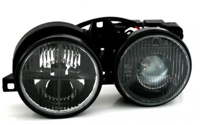 ТУНИНГ ФАРОВЕ И СТОПОВЕ ЗА BMW Кристални фарове за BMW E30 (87-91) - черни