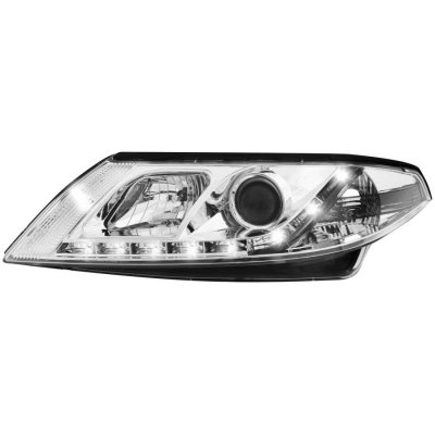 ТУНИНГ ФАРОВЕ И СТОПОВЕ ЗА RENAULT Кристални фарове RENAULT LAGUNA (2001-2005)- хром