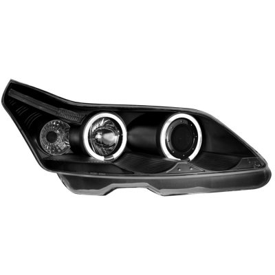 ТУНИНГ ФАРОВЕ И СТОПОВЕ ЗА CITROEN Кристални фарове ANGEL EYES CITROEN C4 (2004+)- черни