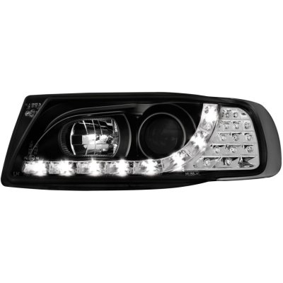 ТУНИНГ ФАРОВЕ И СТОПОВЕ ЗА SEAT Кристални фарове SEAT IBIZA 6K (93-00)  - черни