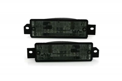 ТУНИНГ МИГАЧИ ЗА BMW E30 / E34 / E32 / X5 Кристални мигачи за броня BMW E30  (83-90) -  черен хром