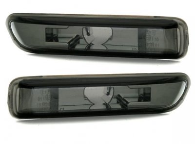 ТУНИНГ МИГАЧИ ЗА BMW Кристални мигачи BMW E46  (1998-2001) - черен хром