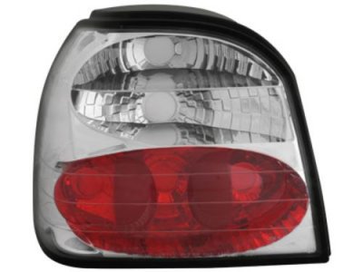 ТУНИНГ ФАРОВЕ И СТОПОВЕ ЗА VOLKSWAGEN Кристални стопове GOLF III - хром