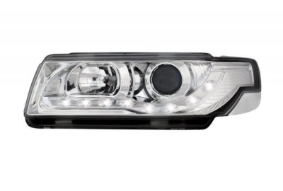 ТУНИНГ ФАРОВЕ И СТОПОВЕ ЗА VOLKSWAGEN Кристални фарове  Dayline VW PASSAT B4 (93-96)  - хром
