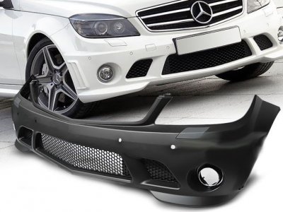 W204 C-Class (2007-2014) Предна броня за Mercedes C-class W204 (2007-2011) - AMG look с халогени