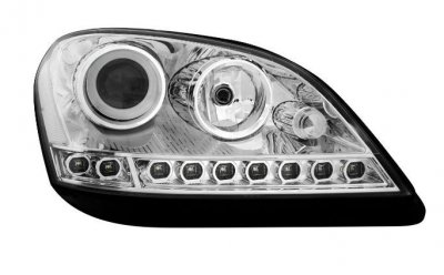 ТУНИНГ ФАРОВЕ И СТОПОВЕ ЗА MERCEDES Кристални фарове  Mercedes ML W164  (2005-2008)