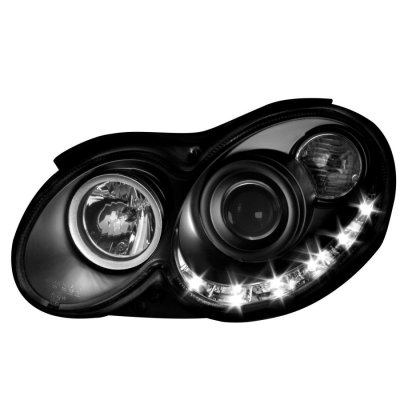 ТУНИНГ ФАРОВЕ И СТОПОВЕ ЗА MERCEDES Кристални фарове  Mercedes CLK W209 / C209 (03-09)