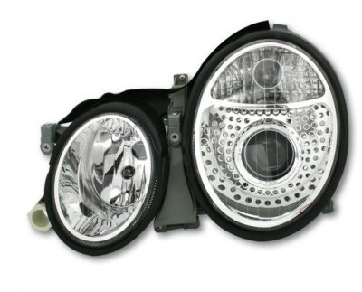 ТУНИНГ ФАРОВЕ И СТОПОВЕ ЗА MERCEDES Кристални фарове  Mercedes CLK W208 (97-02)
