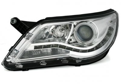 ТУНИНГ ФАРОВЕ И СТОПОВЕ ЗА VOLKSWAGEN Кристални фарове  VW TIGUAN  (2007-2011)