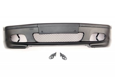 3 SER. E46 (1997-2005) Предна Броня за BMW E46 sedan / combi (1998-2005) - М-Тех дизайн