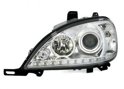 ТУНИНГ ФАРОВЕ И СТОПОВЕ ЗА MERCEDES Кристални фарове за Mercedes ML W163 (1998-2001)