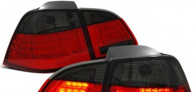 ТУНИНГ ФАРОВЕ И СТОПОВЕ ЗА BMW Диодни стопове BMW E61 (2003-2007) - опушен мигач