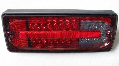 ТУНИНГ ФАРОВЕ И СТОПОВЕ ЗА MERCEDES Диодни стопове за Mercedes W461/W463 G-CLASS (1990-2012) - с опушен мигач