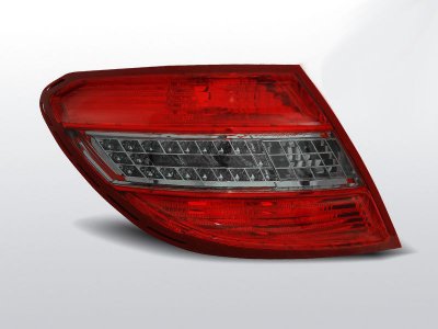 ТУНИНГ ФАРОВЕ И СТОПОВЕ ЗА MERCEDES Диодни стопове  Mercedes C-CLASS W204 (2007-2011) - хром мигач