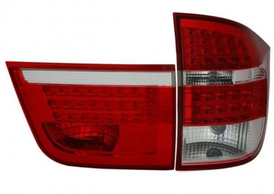 ТУНИНГ ФАРОВЕ И СТОПОВЕ ЗА BMW Диодни стопове BMW X5 Е70  (2007+) - хром