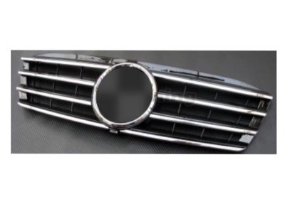 MERCEDES Решетка за Mercedes W203 (00-07) sedan - 4 ребра черна