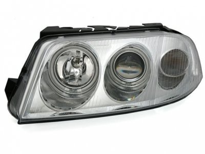 ТУНИНГ ФАРОВЕ И СТОПОВЕ ЗА VOLKSWAGEN Кристални фарове  Angel Eyes VW PASSAT  B5.5 (01-05)  - хром