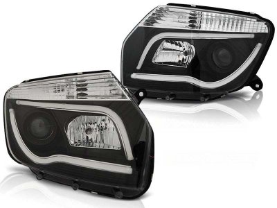 ТУНИНГ ФАРОВЕ И СТОПОВЕ Кристални Фарове за Dacia Duster (2009+) - Lightbar Design