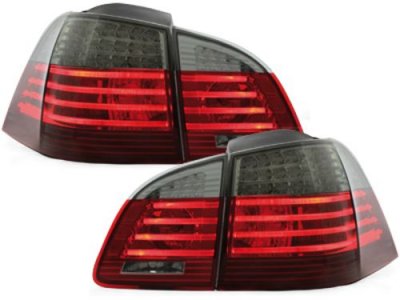 ТУНИНГ ФАРОВЕ И СТОПОВЕ ЗА BMW Диодни стопове за BMW E61 (2003-2007) - опушен диоден мигач