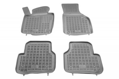 СТЕЛКИ ЗА КОЛА Гумени стелки за VW Passat B6 / B7 (2005-2014) / Tiguan (2007-2016) / Jetta (2011+) - тип леген сиви