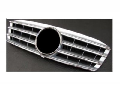 MERCEDES Решетка за Mercedes W203 (00-07) sedan - 4 ребра хром