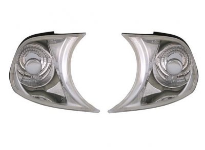 ТУНИНГ МИГАЧИ Кристални мигачи до фара BMW E46 купе (1999-2001) - хром